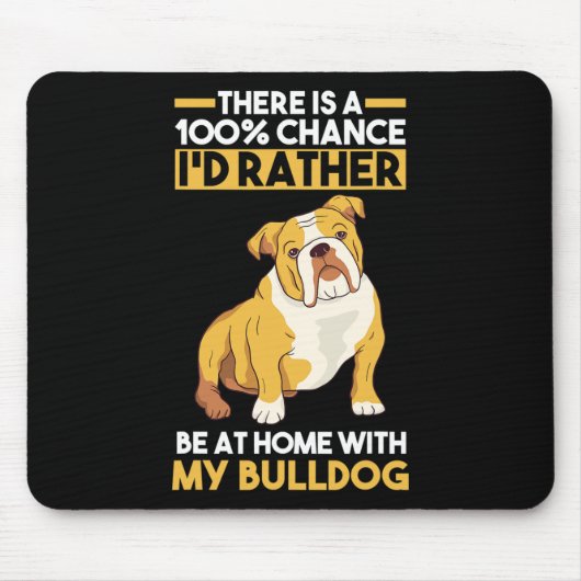 English Bulldog Mousepad (Vorne)