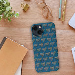 English Bulldog Niedlich Dog Silhouette Grid Blue iPhone 13 Hülle<br><div class="desc">Zeigen Sie Ihre Liebe für englische Bulldog Haustiere mit diesem stilvollen Handy-Gehäuse mit einer niedlichen Hunderasse Silhouette in einem abstrakten Rastermuster auf blauem Hintergrund. Mit diesem Muss-Handy-Accessoire können Hundefreunde die Aufmerksamkeit auf sich ziehen. Kaufen Sie jetzt und schlachten Sie Ihren wütenden Freund!</div>