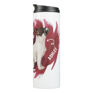 English Bulldog Niedliches Geschenk für Hunde Vate Thermosbecher