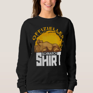 English Bulldog Offiziell schnarchen Pajamas Sweatshirt