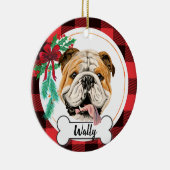 English Bulldog Ornament (Rechts)