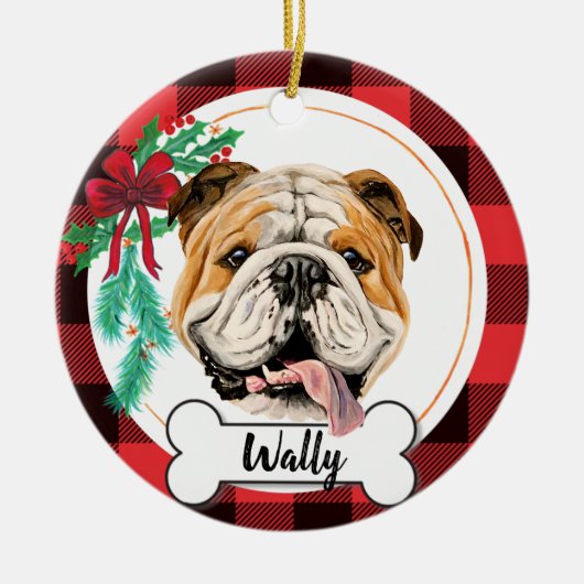 English Bulldog Ornament (Vorne)
