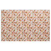 ENGLISH BULLDOG Painterly Watercolor Hundemuster Stoff (Yard (91,4 cm))