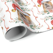 English Bulldog Pattern Weihnachten Geschenkpapier (Rolleneckpunkt)