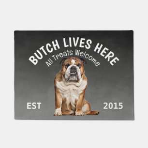 English Bulldog Personalisiert Dog Lover Doormat Fußmatte