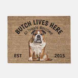 English Bulldog Personalisiert Dog Lover Doormat Fußmatte