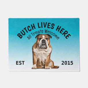 English Bulldog Personalisiert Dog Lover Doormat Fußmatte