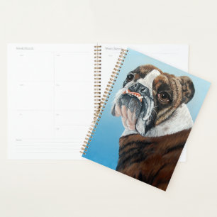 English Bulldog Planner Planer