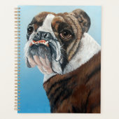 English Bulldog Planner Planer (Vorderseite)