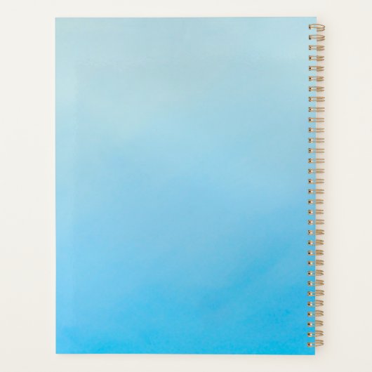 English Bulldog Planner Planer (Rückseite)