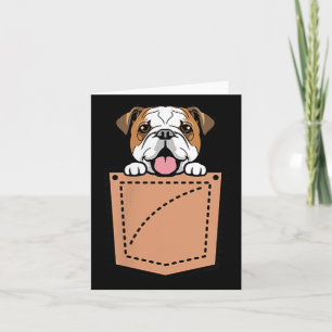 English Bulldog Pocket Dog Karte