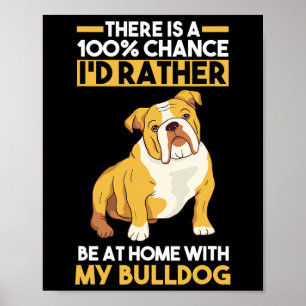 English Bulldog Poster