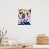 English Bulldog Print Poster (Küche)