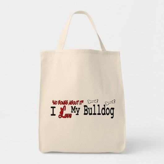 English Bulldog Prints Tragetasche (Vorne)