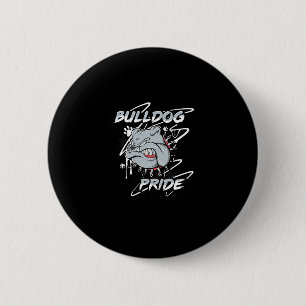 English Bulldog Privileg Loyalty School Spirit Button