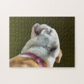 English Bulldog Profil Puzzle (Horizontal)