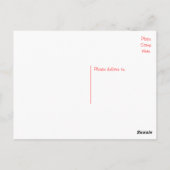 English Bulldog Puppy Dose Blank Postcard Postkarte (Rückseite)