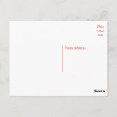 English Bulldog Puppy Dose Blank Postcard Postkarte (Rückseite)