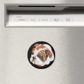 English Bulldog Puppy Magnet (In Situ (Geschirrspüler))