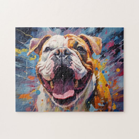 English Bulldog Puzzle (Horizontal)