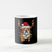 English Bulldog Reindeer Funny Christmas Essential Kaffeetasse (Mittel)