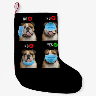 English Bulldog Right Weace - Maskenmagazin Top Kleiner Weihnachtsstrumpf