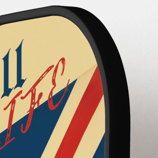 English Bulldog Royal Guard Pickleball Paddle (Linke Seite)