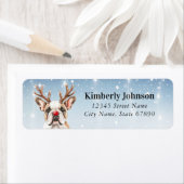 English Bulldog Rücksendeadressen-Aufkleber (Insitu)