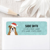 English Bulldog Rücksendeadressen-Aufkleber (Insitu)