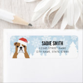 English Bulldog Rücksendeadressen-Aufkleber (Insitu)