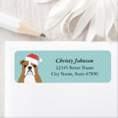 English Bulldog Rücksendeadressen-Aufkleber (Insitu)