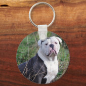 English Bulldog Schlüsselanhänger (Vorderseite)