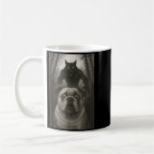 English Bulldog Selfie With Werewolf Funny  Kaffeetasse (Links)