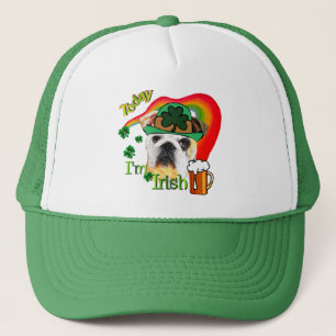 English Bulldog St Patricks Day Truckerkappe