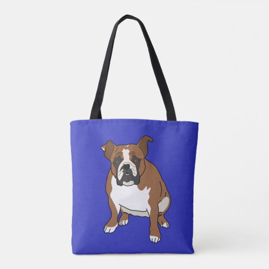 English Bulldog Tasche (Rückseite)