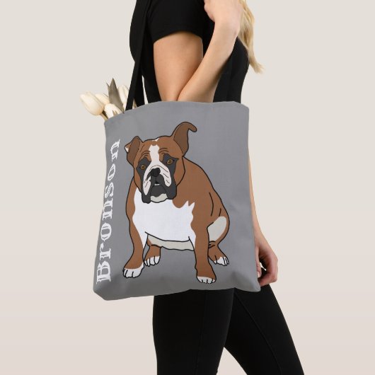 English Bulldog Tasche (Von Nahem)
