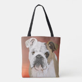 English Bulldog Tasche (Rückseite)