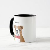 English Bulldog Tasse (Vorderseite Links)