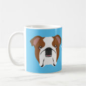 English Bulldog-Tasse Kaffeetasse (Links)