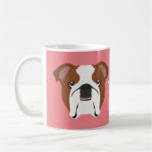 English Bulldog-Tasse Kaffeetasse (Links)