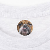 English Bulldog Throw Kissen Etiketten (Befestigt)