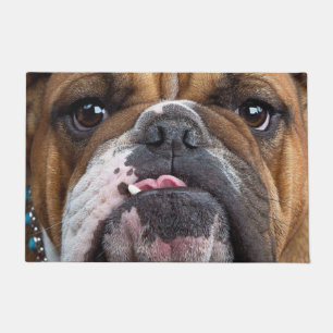 English Bulldog Throw Kissen Fußmatte