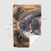 English Bulldog Throw Kissen Golfhandtuch (Insitu)