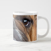 English Bulldog Throw Kissen Jumbo-Tasse (Rechts)