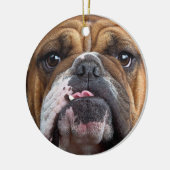 English Bulldog Throw Kissen Keramik Ornament (Links)