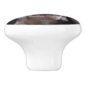 English Bulldog Throw Kissen Keramikknauf (Seitenansicht)