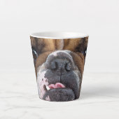 English Bulldog Throw Kissen Milchtasse (Vorderseite)