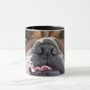 English Bulldog Throw Kissen Tasse