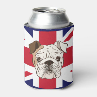 English Bulldog & Union Jack Can Dosenkühler