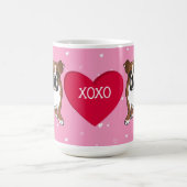English Bulldog Valentinstag Kaffeetasse (Mittel)